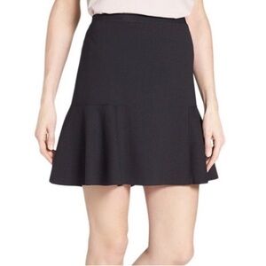 T Tahari Black A-Line Skirt Sz 8